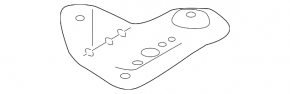 Front right subframe burdock Lexus ES350 07-12