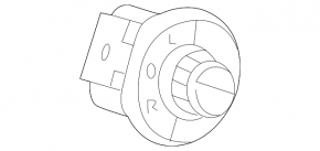 Mirror control front left VW Beetle 12-19