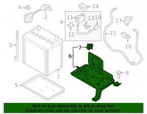 Nissan Leaf 11-12 battery tray