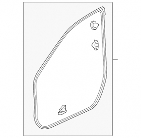 Acura ILX 13-22 Front Right Door Seal
