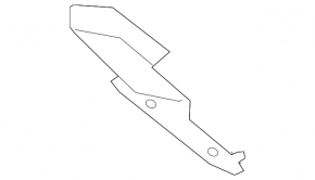 Trunk lid hinge right Infiniti Q50 14-20