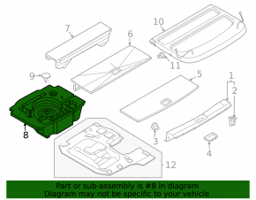 Foam tool tray for Nissan Ariya 23-25 AWD