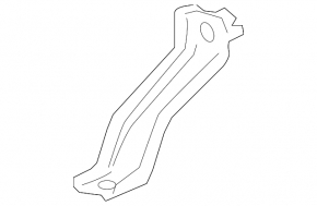 Right rear bumper bracket for Nissan Murano 2003-2007
