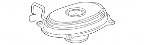 Rear left speaker Lexus IS200 IS300 99-05