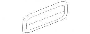 Ventilation shield left Mercedes GLC 16-22