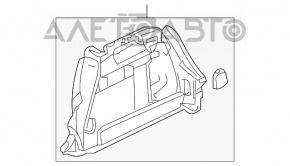 Right arch trim Mazda3 03-08 HB