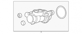 Master brake cylinder with reservoir Ford Focus mk3 11-18