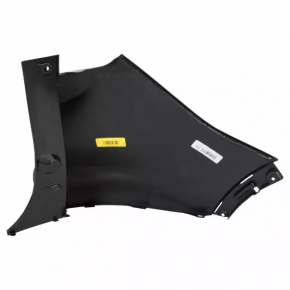 Left rear bumper, bare, Ford Escape MK3 2017-2019, graphite