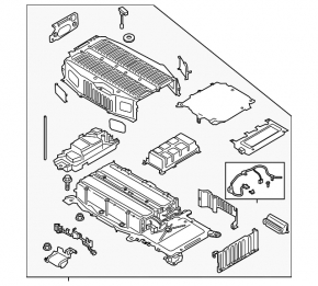 Battery module VVB Ford C-max MK2 13-18 0.8 kW