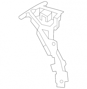 Rear bumper mount left wing Jaguar I-Pace 19-23