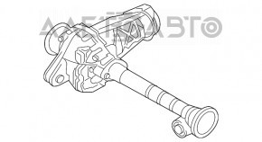 Front differential Porsche Cayenne 958 11-17 79k, torn 1 S/B, cracked 1 S/B