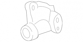 Thermostat housing Toyota Highlander 08-10 hybrid 3MZ-FE