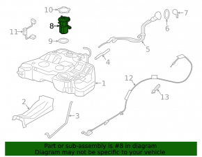 Fuel pump petrol pump Nissan Altima 13-18 2.5 3.5