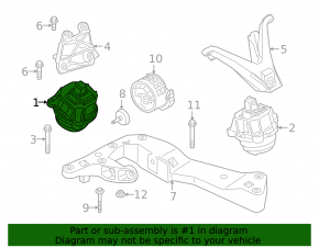 Engine mount right BMW X7 G07 19-22 N63