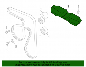 Subaru Forester 25-26 2.5" Drive Belt Guard