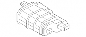 Kia Optima 16-20 carbon canister absorber
