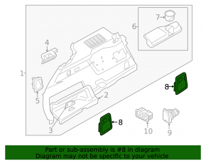 Volvo XC90 16-22 Roof Rack Hook Black with Chrome