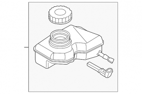 GTZ reservoir BMW X1 F48 16-22
