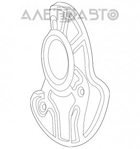 Brake Disc Cover Rear Left Chrysler 300 11-23 RWD