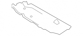 Right underbody protection Audi Q7 16- 2.0T, 3.0T