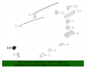 Audi A4 B9 17- Alarm Deactivation Button