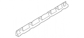 Fastening of the right threshold BMW 5 F10 11-16 center