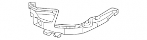 Left front bumper mount under headlight for Subaru Forester 25-26