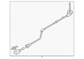 ABS sensor chip front left VW Passat b7 12-15 USA