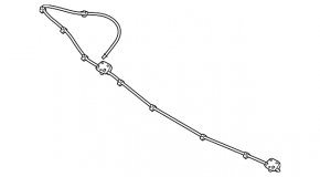 BMW X1 F48 16-22 heated windshield washer nozzle chain, 3 nozzles