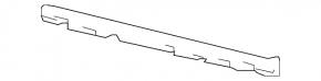 Front bumper lip mount central Nissan Murano z52 15-