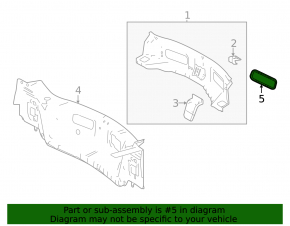 Left ventilation shield Toyota Rav4 13-18