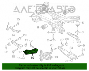 Rear left trailing arm Chrysler 200 15-17