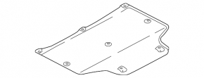 Front gearbox guard for Audi Q5 80A 18-19