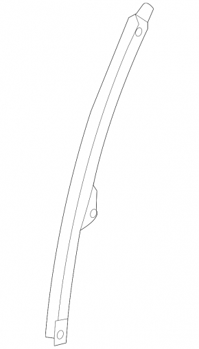 Rear left door glass guide for Kia Optima 11-16