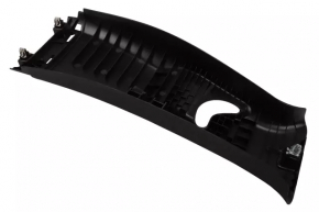 Center pillar trim upper belt left Chevrolet Malibu 16-23 black, without plug, worn