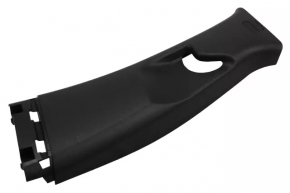 Center pillar trim upper belt left Chevrolet Malibu 16-23 black, without plug, worn