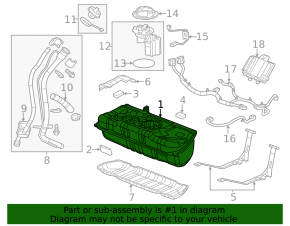 Chevrolet Volt 11-15 Fuel Tank