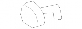 Plug towing hook front bumper Hyundai Tucson 16-18 dorest