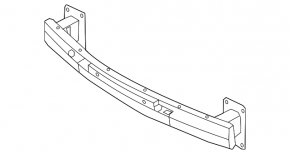 Front bumper reinforcement for Hyundai Sonata 11-15 hybrid