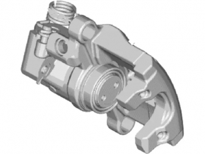 Rear left caliper assembly for Ford Escape MK3 13-16 (pre-restored fwd)