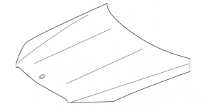 The bare hood of the Mercedes X167 GLS 450 580 20-26