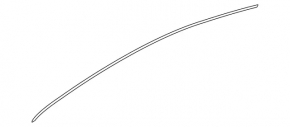 Upper front left door molding for Mercedes A-class V177 19-22 chrome
