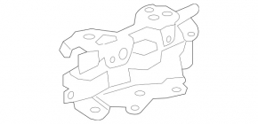 Right hood hinge Mercedes S-class W222 14-20