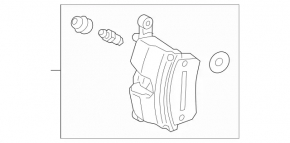 Front right brake caliper assembly for Mercedes A-class V177 19-22 AMG pkg