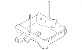 Battery tray with mount Ford Flex 09-19