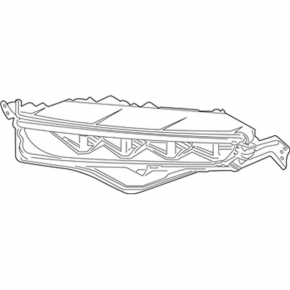 Fog lamp left PTF Lincoln Nautilus 19-23