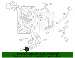 Air intake Ford Explorer 20-24 3.0T