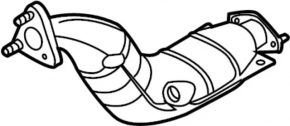 Right catalytic converter for Infiniti FX35 03-07, with lambda sensor