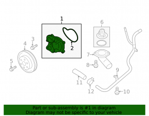 Subaru BRZ 13-20 2.0 Water Pump