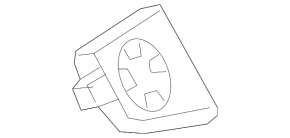 Steering wheel control buttons left GMC Terrain 18-